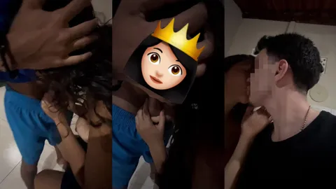 Novinho corno levou amigo para comer sua namorada