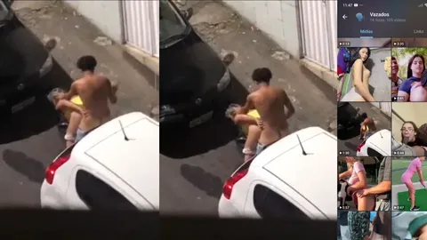 Vizinho grava casal fudendo no meio da rua
