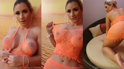 Babi Barelli se exibindo pelada tendo seu vídeo vazado