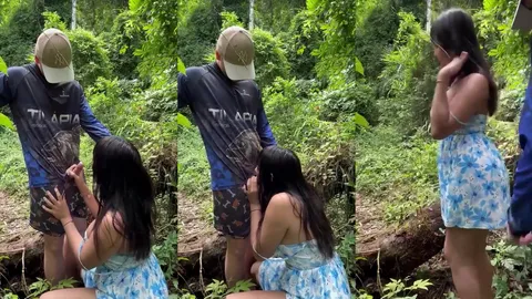 Ninfa Japa had sex in the middle of the woods