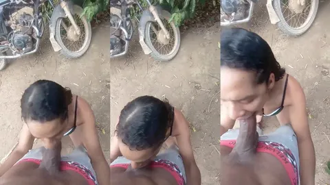 Casada gostosa dando uma mamada espetacular