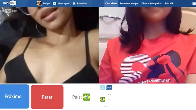 Ometv duas putinha se masturbando