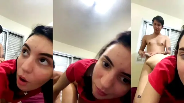 Novinha pedindo no cu
