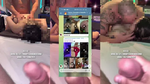 CORNO NA PUNHETA E CASADA OLHANDO CHEIO DE TESAO ENQUANTO ELE TOCA UMA