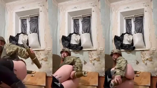 Vazou vídeo da ruiva metendo míssil na xota