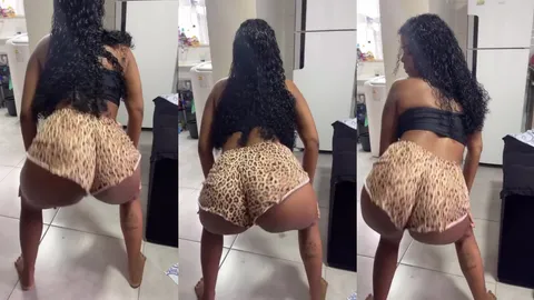 Curly-Haired Ebony Dancing - Part 9