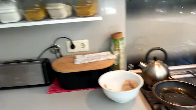 Alya Ferrari Ass Pounded on the Kitchen Counter