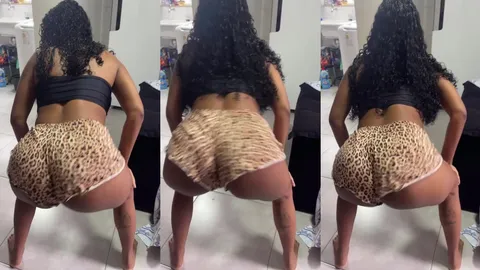 Curly Haired Ebony Dancing - Part 10