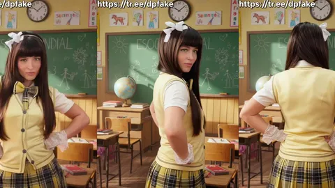 Larissa Manoela cosplay de carrossel sentando na rola