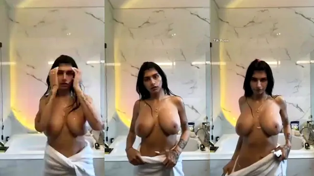 Busty Brunette Shows Off Her Tits and Masturbates