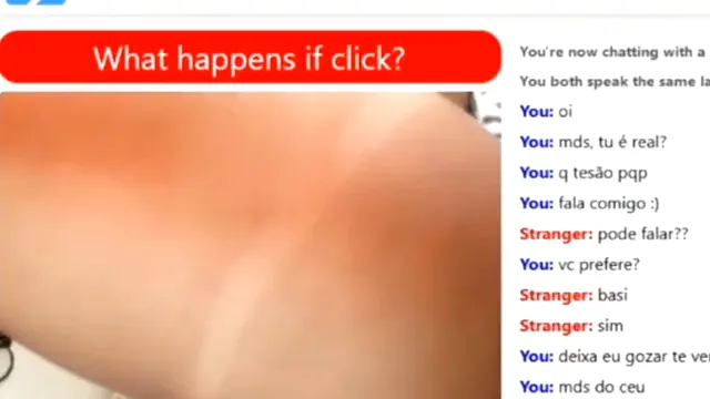 (OMEGLE) NOVINHA ENTROU NO OMEGLE PRA ALIVIAR O TESÃO