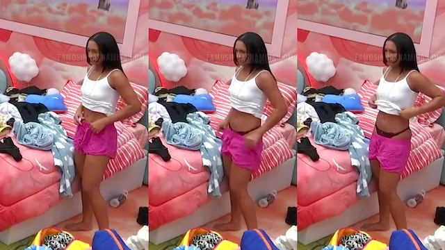 Maxiane Rodrigues pagando peitinho nua BBB26