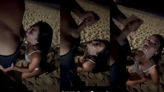 Puta gulosa lambuzando a pica do negão