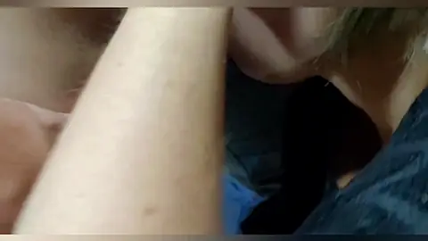 Naughty Blonde Deepthroats Lover Balls-Deep for Cuckold