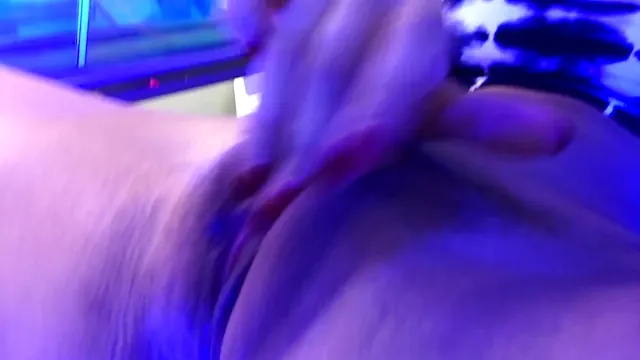Busty MILF Eva POV Tanning Bed Tease