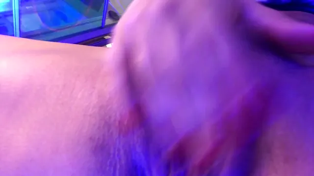 Busty MILF Eva POV Tanning Bed Tease