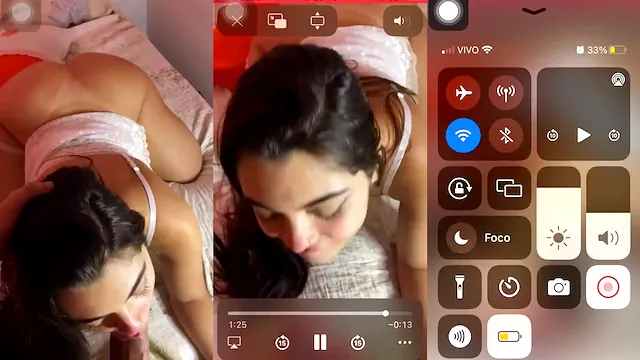 Safada gemendo na foda após boquete guloso