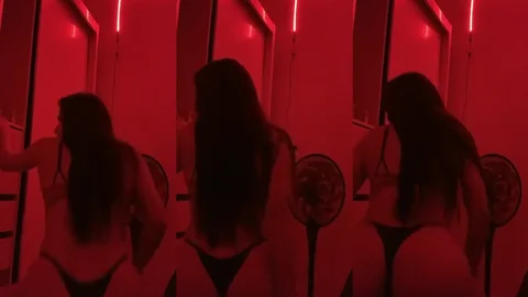 Big Ass Mannu Castelly Twerks in Tiny Thong
