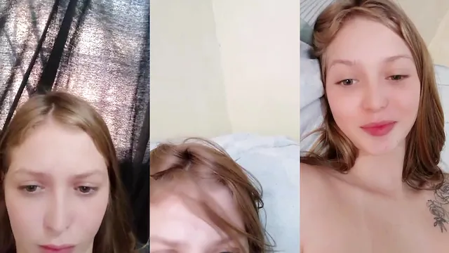 BRANQUINHA DA BUCETA APERTADINHA DANDO SHOW NA LIVE