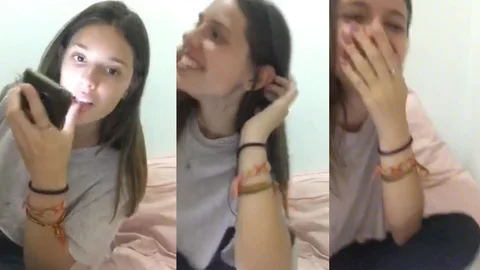 Best Friends Flashing Their Asses on Live Stream