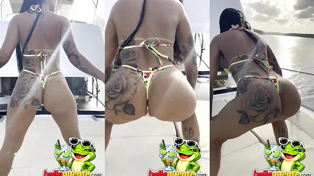 Mc Mirella Badmi rebolando bunda gostosa de biquini fio dental rabuda delícia vazados