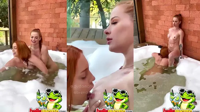 Duda Monet e Brendita Seja as ruivas em sexo lesbico chupada na buceta gozando siririca
