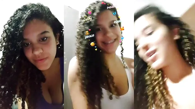 Morena pelada se mostrando na live