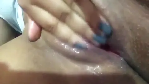Married Woman Fucks Herself Wet in Bed