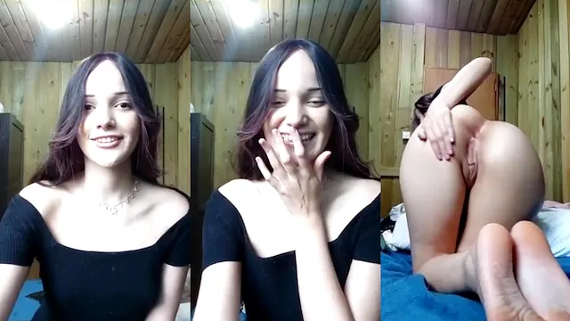 Live - O Chat mandou ficar de quatro e a putinha obedeceu