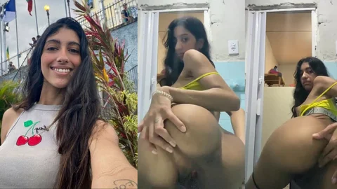 carol_vx safada tirando leite e arrombando o cuzinho na chamada