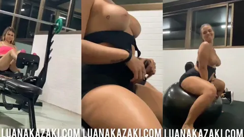 Sluts went to the gym just to do dirty things