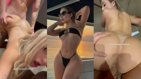 Compilado de vídeos da loira Any Awuada fodendo nua