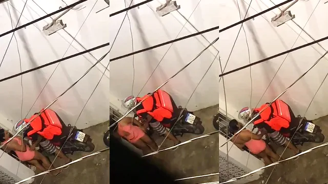 Casada não tinha dinheiro para pagar então mamou o motoboy
