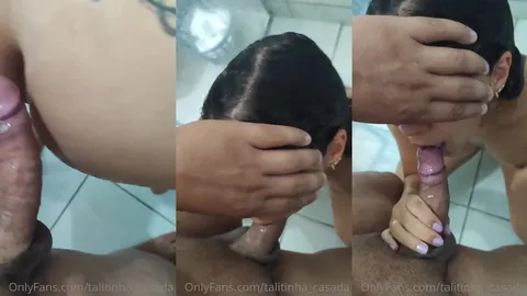 Boquete depois do banho com casal novinho