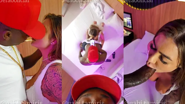 Mare shaking her ass on the dick of the naughty black guy