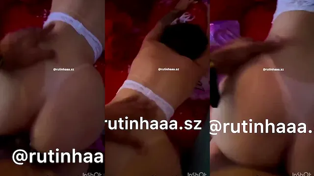 Big Ass Rutinha Souza moaning on the young man's cock