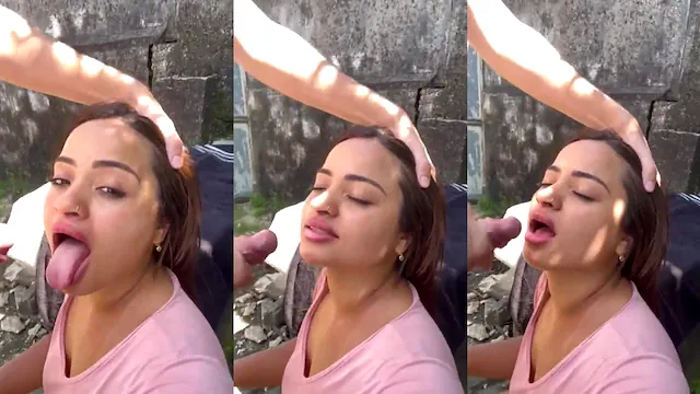 Gostosa transando no quintal de casa pra não acordar o marido