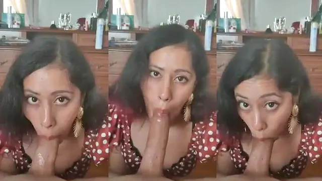 Esposinha tarada mamando até sair leitinho quente na sua boca