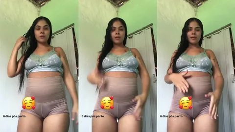 grávida  dançando