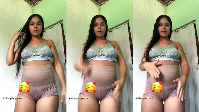 grávida dançando