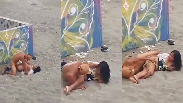 Fudendo novinha na praia