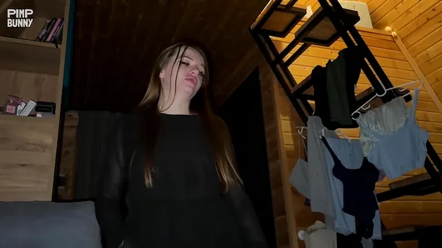 Horny Wife Rides Thick Cock After Work