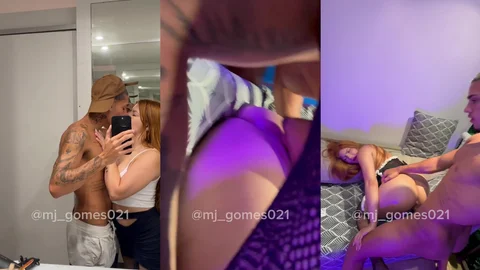 Mj Gomes e Maite Sasdelli novinho fodendo ruiva gostosa