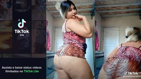 Horny Babe Shows Off Her Perfect Big Ass