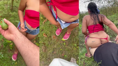 Casada se encontra com o Comedor no meio do mato aonde o Corno não vai descobrir