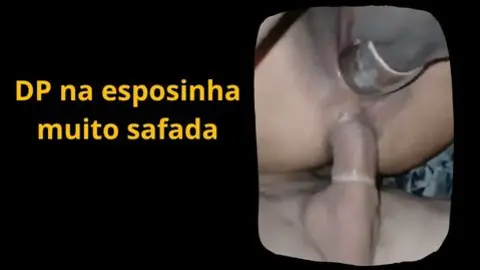 Slutty Wife Gets Double Penetration From Two Cocks
