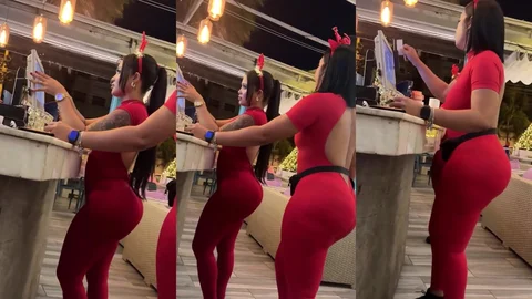 Horny Waitresses Make Customers Cum While Jerking Off