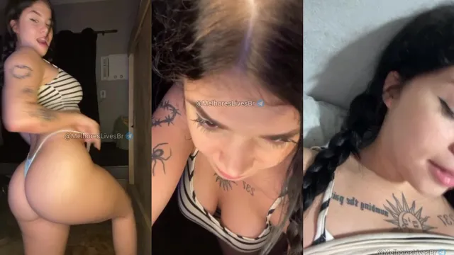 Branquinha rebolando e se exibindo em Live