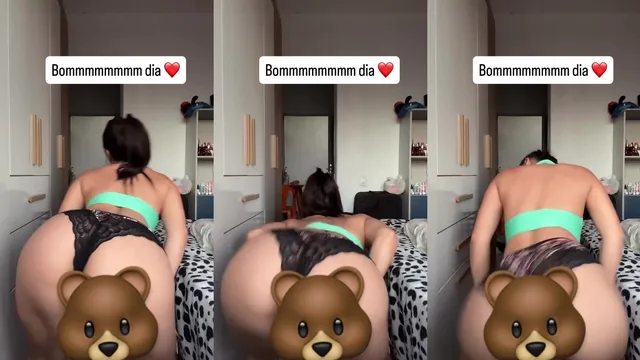Clara Macedo Bounces Big Booty Dancing Funk