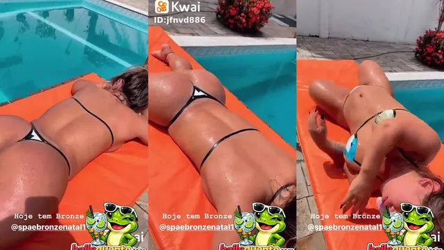 Curvy Latina Hottie Sensual in Bikini
